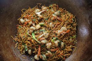 Shrimp Chow mein (Photo by Cynthia Nelson)