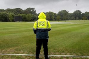 Rain put paid to all four warm-up matches scheduled for Wednesday. 