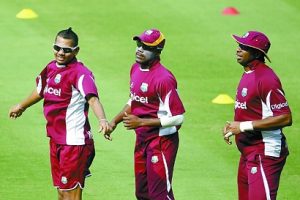 (From left to right) Sunil Narine, Darren Bravo and Kieron Pollard … have been warned about their future involvement in West Indies cricket.