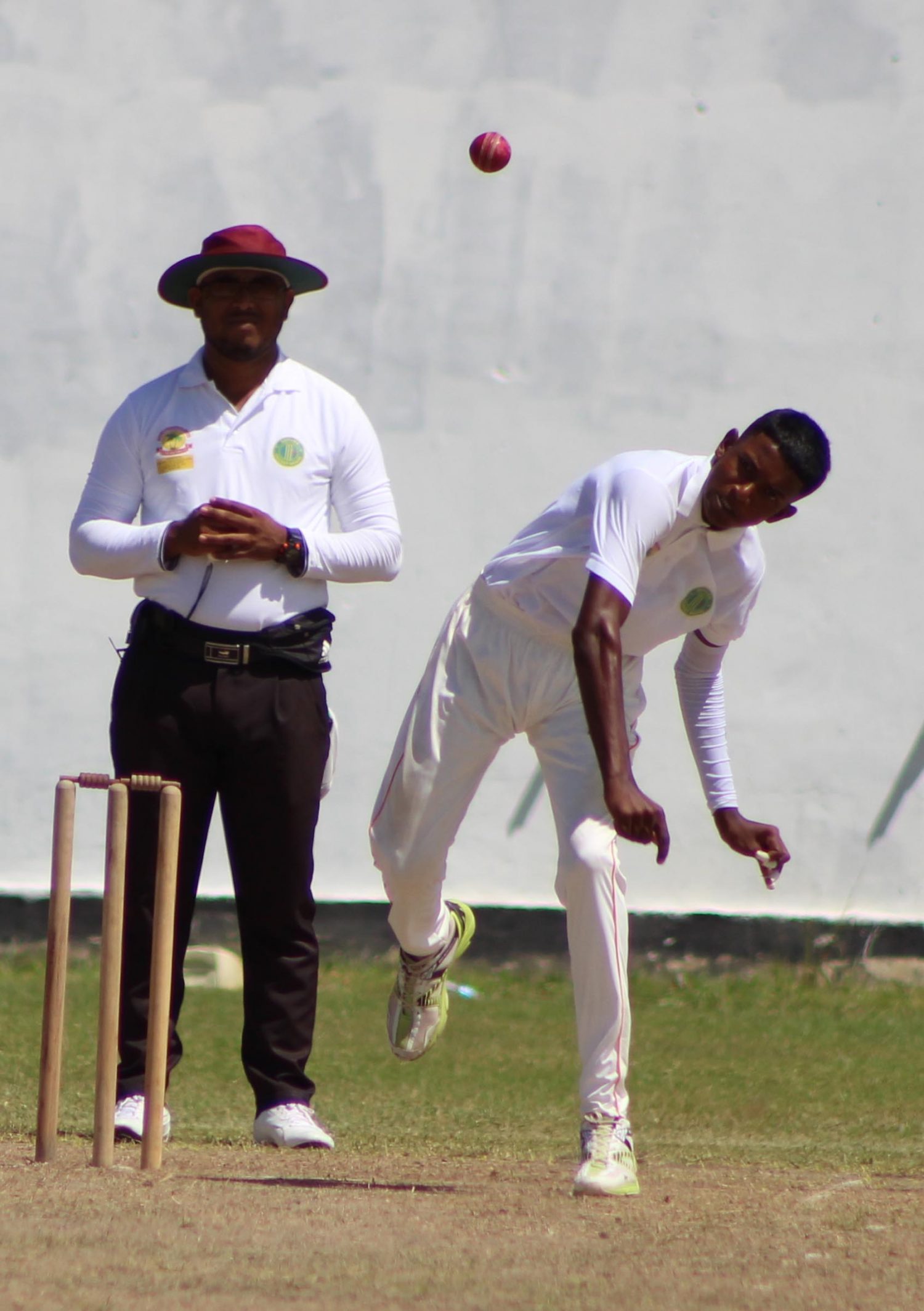 Off-spinner Jonathan Rampersad continued his fine bowling performances, by grabbing another four wickets, taking his tally to 13 for the tournament (Royston Alkins photo) 