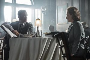Tom Hanks as Ben Bradlee and Meryl Streep as Katharine Graham in “The Post”