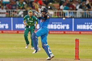 India’s Virat Kohli plays a shot. (REUTERS/Rogan Ward)
