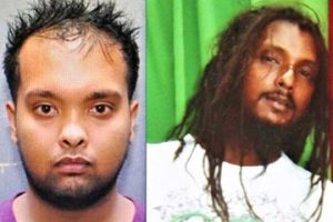 Brian Harripersad (left) is charged with killing brother Ricky Harripersad
