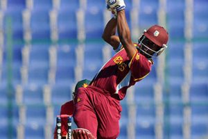 Shimron Hetmyer scored 103 vs the U.S.A at the Sir Vivian Richards Stadium Antigua in this year’s Cricket West Indies Regional One-Day tournament.
