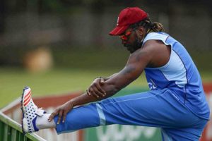 West Indies talisman Chris Gayle will focus on fitness for next year’s World Cup