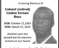 Colonel Retired Lindon Ross 