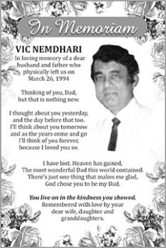 VIC NEMDHARI