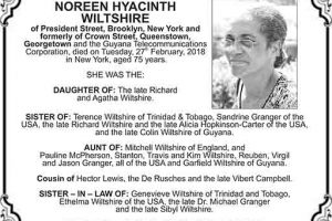 Noreen Hyacinth Wiltshire