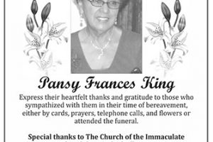 Pansy Frances King 