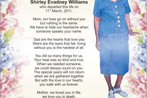 Shirley Evadney Williams