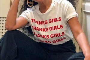 Tracee Ellis Ross in Stella McCartney Women’s Day Tshirt for WomenforWomen Charity.