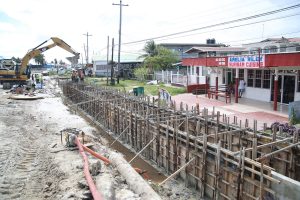 The East Coast Demerara road widening and improvement project is continuing to pose challenges for businesses along the corridor. 