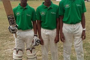 Niron Bissu, Raynaldo Mohamed and Marlon Boele were the trio that sank St Stanislaus College at the Everest Cricket Club ground, Camp Road yesterday.