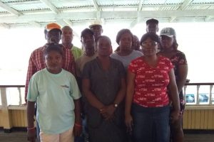 Some of the fire victims who have been staying at the Plaisance Community Centre 