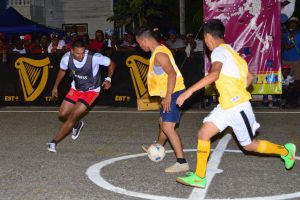 Scenes from last year’s Guinness ‘Greatest of the Streets’ East Coast Demerara zone clash between Plaisance-B and Mahaica at the Haslington Tarmac. 