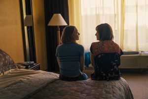 Laurie Metcalf (at right) and Saoirse Ronan in Greta Gerwig’s “Lady Bird”