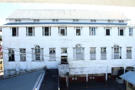 The St. Rose’s High School building last December (Stabroek News file photo)