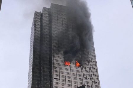   Trump Tower fire (CNN)