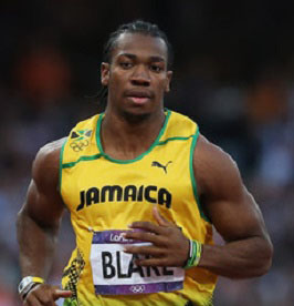  Jamaican sprint star Yohan Blake