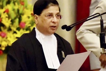  Chief Justice of India, Justice Dipak Misra takes oath of the office   PTI Photo 