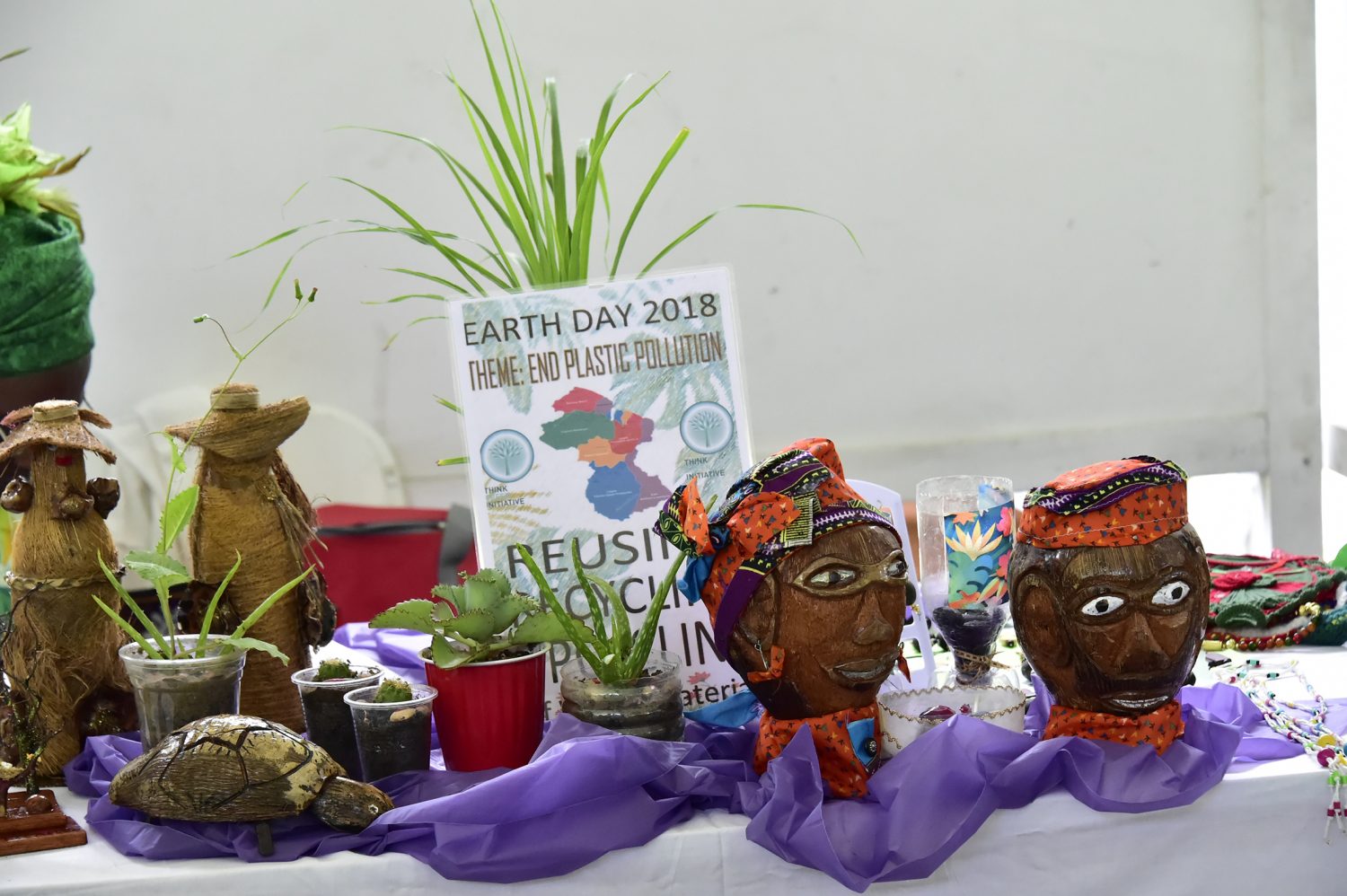 Part of the Earth Day exhibition at the Baridi Benab at State House (Ministry of the Presidency photo)
