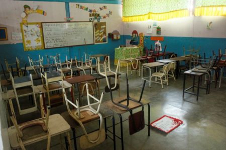 A view shows a classrom of Orlando Garcia state primary school in Socopo, Venezuela March 2, 2018. Picture taken March 2, 2018. REUTERS/Carlos Eduardo RamirezReuters