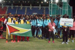 Team Guyana, the host and the rest of the 24 territories showed great sportsmanship and camaraderie last night at the Thomas A. Robinson National Stadium when the curtains came down on the 47th edition of the CARIFTA Games here in the Bahamas.