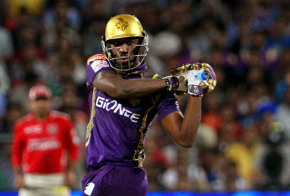 KKR’s West Indies star Andre Russell.