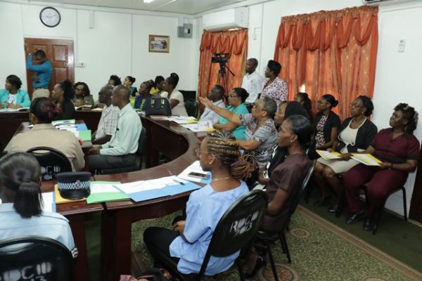 Participants at the consultation (DPI photo)