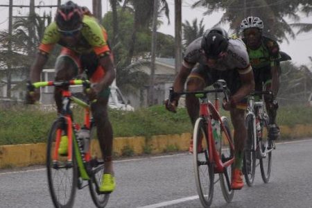 Berbician, Ajay Gopilall brought his talents to the city and dominated the field by more than two minutes to win the 30-lap second stage in 2hr: 22m.31s. He currently sits in fourth overall heading into today’s finale. (Orlando Charles photo)
