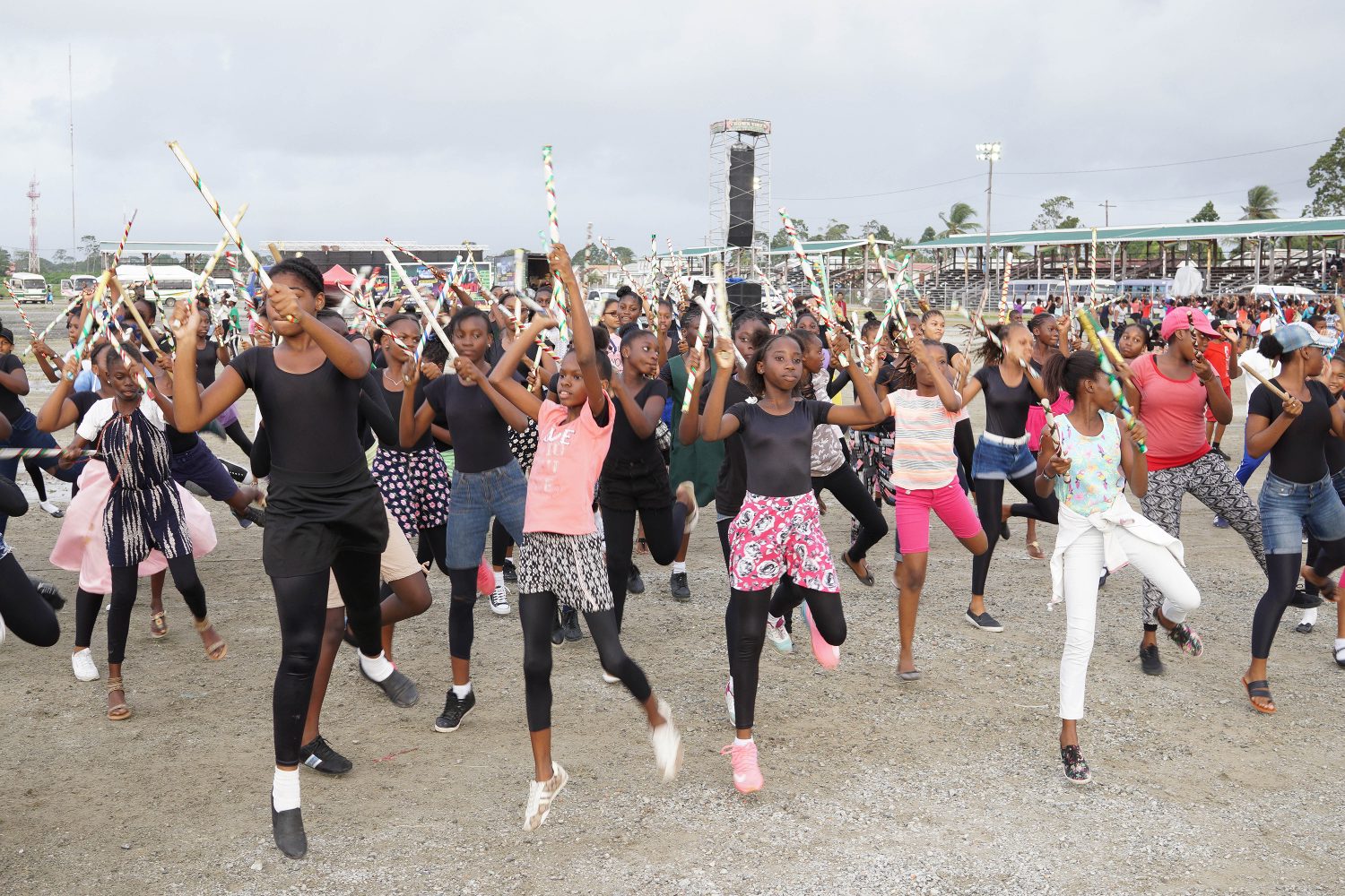 Guyana’s 52nd Independence Anniversary celebrations will focus predominantly on the country’s youth.  Minister of Social Cohesion, Dr. George Norton, who paid a site visit to the rehearsals yesterday at D’Urban Park, said that works were done at the Homestretch Avenue venue to enhance its scenery for the hosting of this national event today. He also took the opportunity to encourage persons to come out and celebrate Guyana’s cultural diversity and to participate in an event which, among other things, aims to promote social cohesion.
