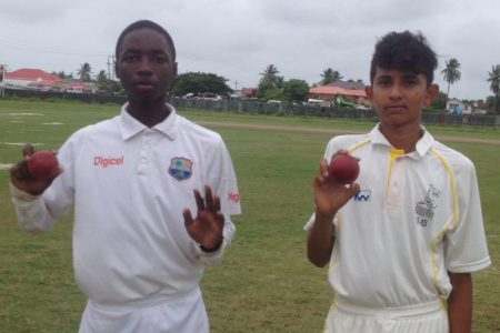 Joshua Blackman (4-11) and Chanderpaul Ramraj (28 and 3-17) were the outstanding performers for Hope Secondary and Annandale Secondary respectively
