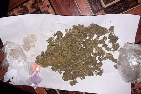 The cannabis that was found in the possession of the 34-year-old Bartica man. 