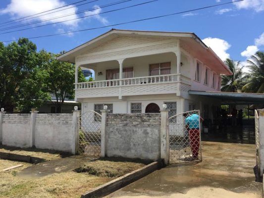 Damodar Panday’s La Bonne Intention, East Coast Demerara house, where he was found dead