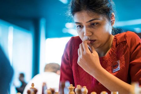 Soumya Swaminathan, India’s finest woman chess player, will not compete in the Asian Nations Cup Chess Championship scheduled to be held in Iran next month. Swaminathan, a lawyer, 29, has refused to wear a hijab during the championship, and therefore becomes ineligible to participate. She cited a violation of her rights to freedom of expression. (Photo: Lennart Ootes)      