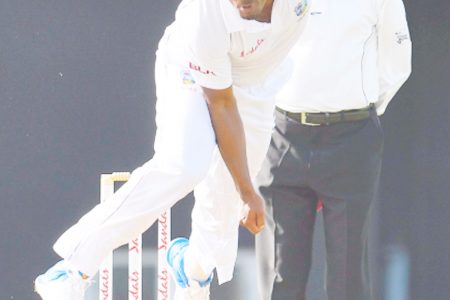 West Indies fast bowler Shannon Gabriel who took 13 wickets in the just concluded second test match against Sri Lanka which ended in a draw, joins Michael Holding, 14,  Courtney Walsh, 13 and Andy Roberts, 12 as bowlers who have taken the most wickets in a test match.
