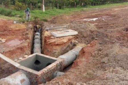 Another section of the underground drainage system (Department of Public Information photo)