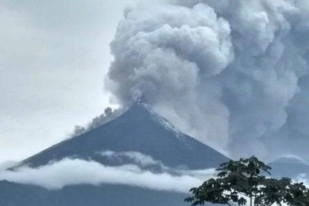 Fuego volcano, Guatemala (BBC photo)