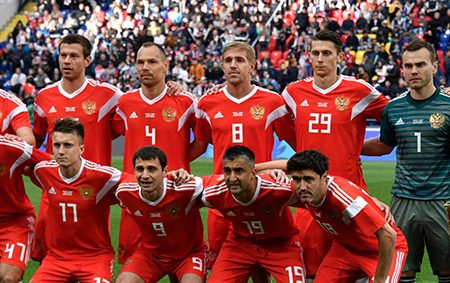 Russia’s men’s team will be hoping to turn the home  advantage into a winning start when they oppose Saudi Arabia today in the opening fixture of the 2018 FIFA World Cup competition. (Photo courtesy of FIFA.com)
