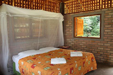 Cozy and comfortable guest rooms at the Atta Rainforest Lodge.