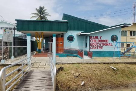 The $36.5M Anna Catherina Early Childhood Development Centre, which was commissioned yesterday. (Region Three administration photo)