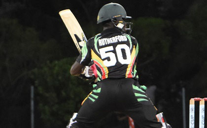 Guyanese batsman Sherfane Rutherford.
