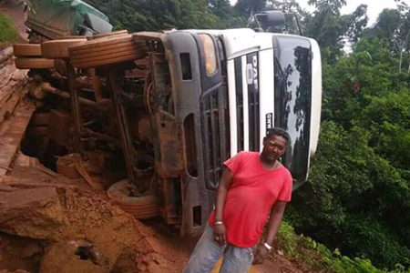 This truck never made it to Lethem