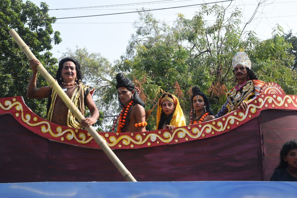 Part of a 2017 performance of Ramlila (Photo credit: Ayodhya Shodh Sanathan website)