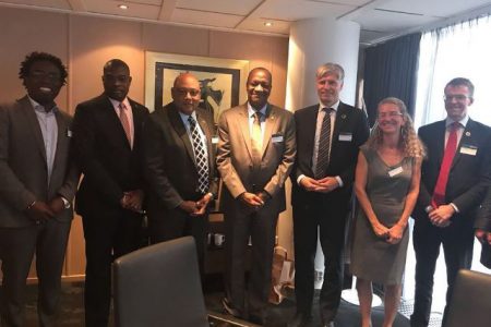 The Guyana and Norwegian delegations in Oslo