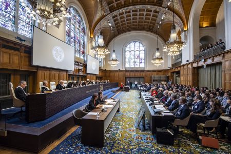 The ICJ courtroom (ICJ website)