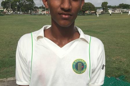 Andrew Samaroo stroked 46 and picked up two wickets in the School of the Nations win yesterday.