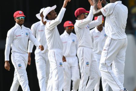 The West Indies team will be seeking to win the two match series against Bangladesh to improve the test rankings. (Photo courtesy Cricket West Indies)
