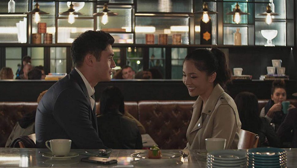 Henry Golding and Constance Wu in Crazy Rich Asians

