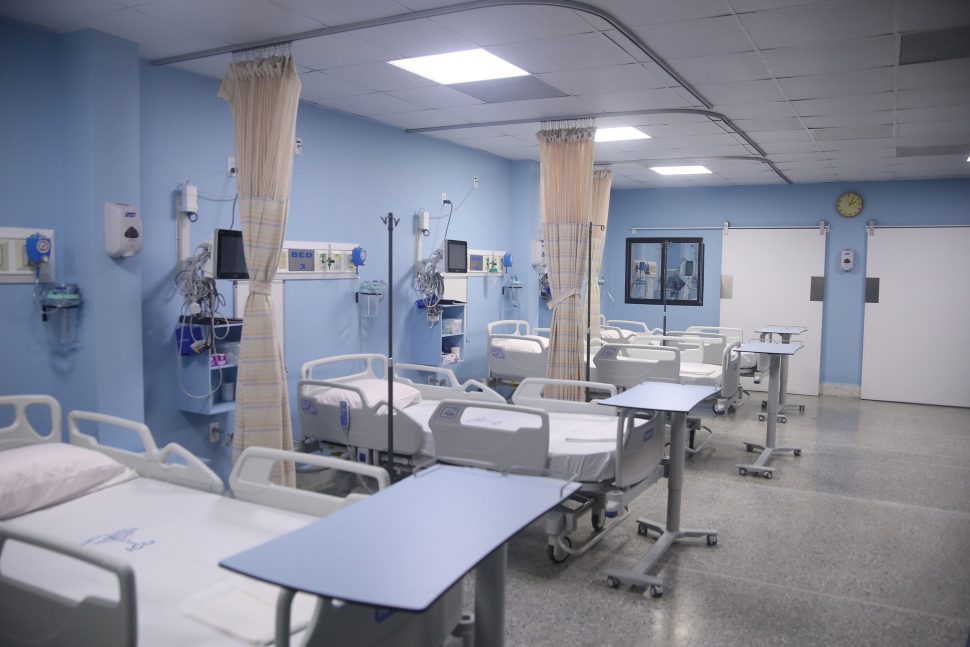 Inside the new and improved Intensive Care Unit at the Woodlands hospital, which was commissioned last week Tuesday. (Terrence Thompson photo) 